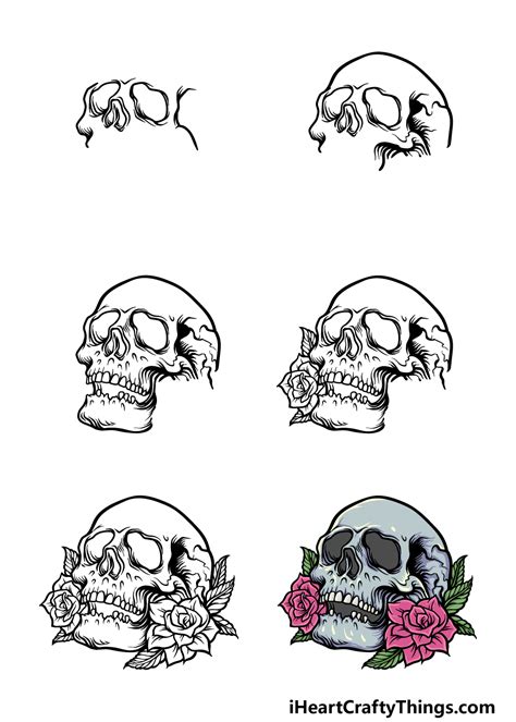 smART Class Super Simple Step by Step Sugar Skulls Drawing