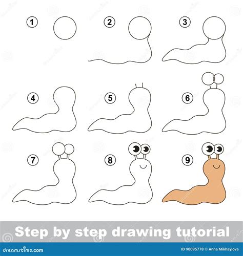How to Draw a Giant African Snail