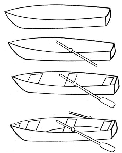 How To Draw A Boat Step By Step Drawing for Kids