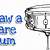 how to draw a snare drum step by step