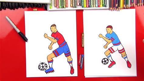 How To Draw A Girl Soccer Player Art for kids hub, Girls