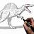 how to draw a spinosaurus step by step