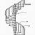 how to draw a spiral staircase step by step