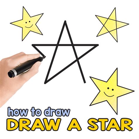 HOW TO DRAW A STAR! Colorful Stars For Babies / Coloring