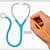 how to draw a stethoscope step by step