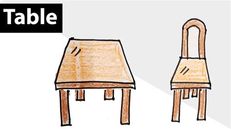 How to Draw a Chair Really Easy Drawing Tutorial