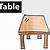 how to draw a table and chair step by step