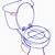 how to draw a toilet from the side