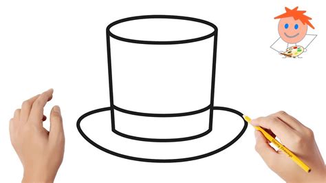 How to Draw a Top Hat Really Easy Drawing Tutorial