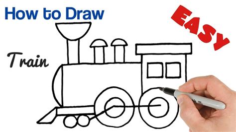 How to Draw a Train (Step by Step Pictures)