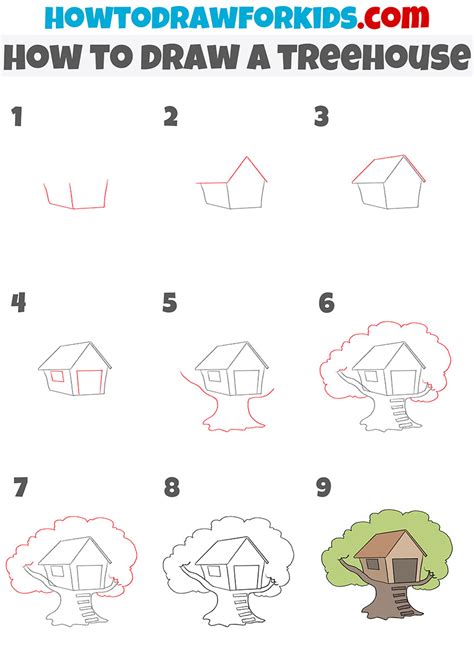 How to Draw a Treehouse with PicsArt