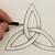 how to draw a triquetra step by step