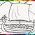 how to draw a viking ship step by step