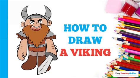 How to Draw a Viking Ship printable step by step drawing