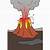 how to draw a volcanic eruption