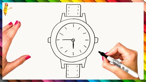 How to Draw a Pocket Watch printable step by step drawing