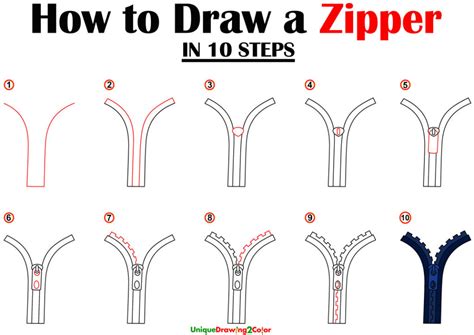 How to Draw Zipper from Pound Puppies printable step by