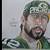 how to draw aaron rodgers