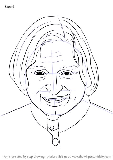Portrait Drawing Of Apj Abdul Kalam