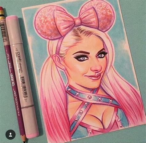 Alexa Bliss Drawing 4 by WhitneyHarris on DeviantArt