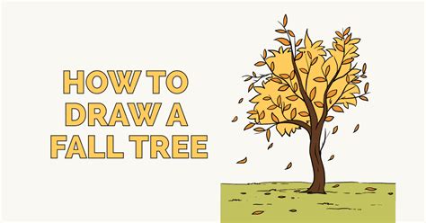 How to Draw a Fall Tree Art Projects for Kids