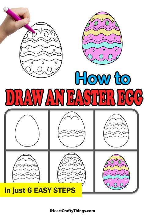 How to Draw Easter Eggs Really Easy Drawing Tutorial