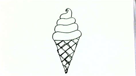 Hand drawn sparkling ice cream cone design element free