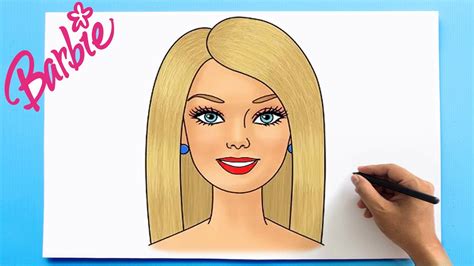 Step by Step How to Draw Barbie Doll in Skirt