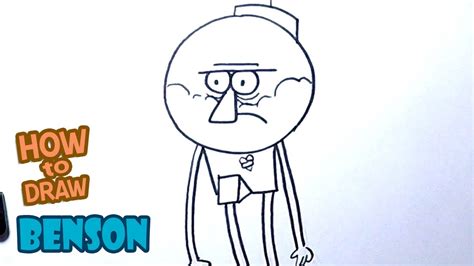 How to draw Benson Regular Show Sketchok