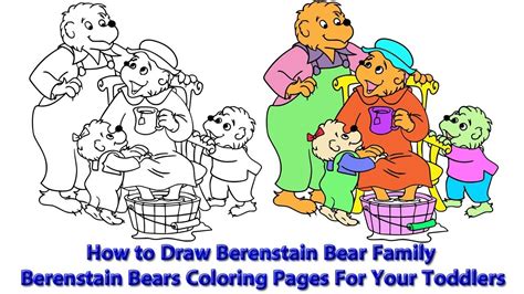 How to draw Berenstain Bear from Berenstain Bear TV Show