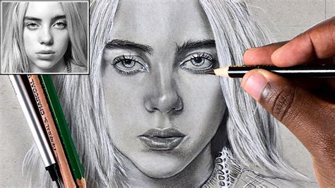 How to Draw Billie Eilish, Easy Drawing Tutorial, 8 Steps