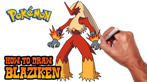 How to Draw Mega Ampharos and Mega Blaziken Step by Step