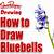 how to draw bluebells step by step