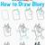 how to draw bluey step by step