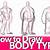 how to draw body types