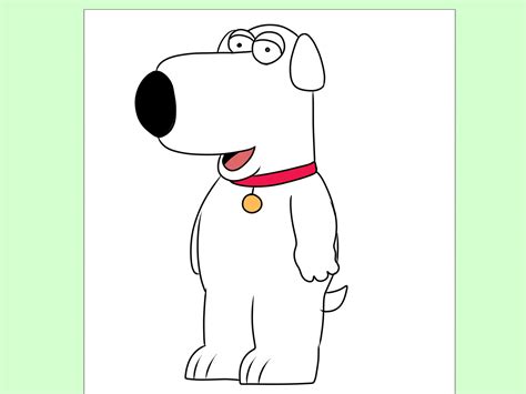 How To Draw Brian Griffin, Step by Step, Drawing Guide, by