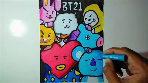 How to Draw BT21 Cooky StepbyStep Tutorial for