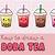 how to draw bubble tea step by step