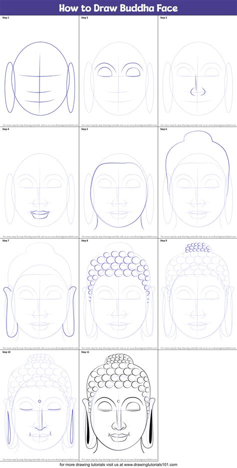 Learn How to Draw a Child Buddha (Buddhism) Step by Step