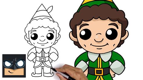 How To Draw Cartoons Christmas Elf