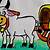 how to draw bullock cart step by step