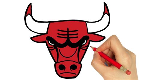 Chicago Bulls Logo Drawing Free download on ClipArtMag