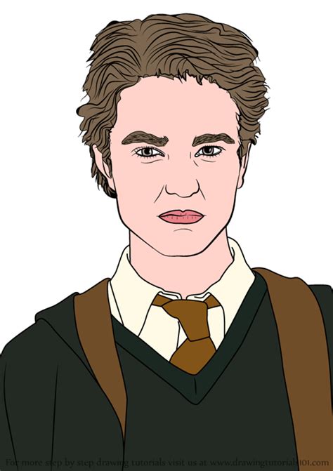 🖤💛Cedric Diggory 💛🖤 Drawing and steps 🐹 Harry Potter Amino