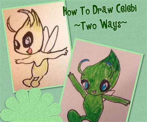 Learn How to Draw Celebi from Pokemon (Pokemon) Step by