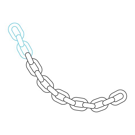 How to draw 3D Chain Quick & Easy ANYONE CAN DO THIS