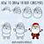 how to draw christmas stuff step by step
