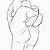 how to draw clenched fist