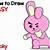 how to draw cooky bt21 step by step