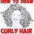 how to draw curls step by step