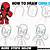 how to draw deadpool step by step